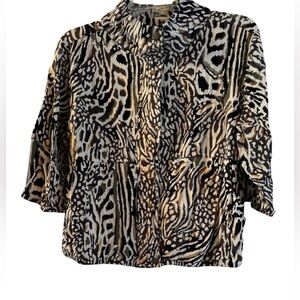 Royalty For Me Animal Print Top